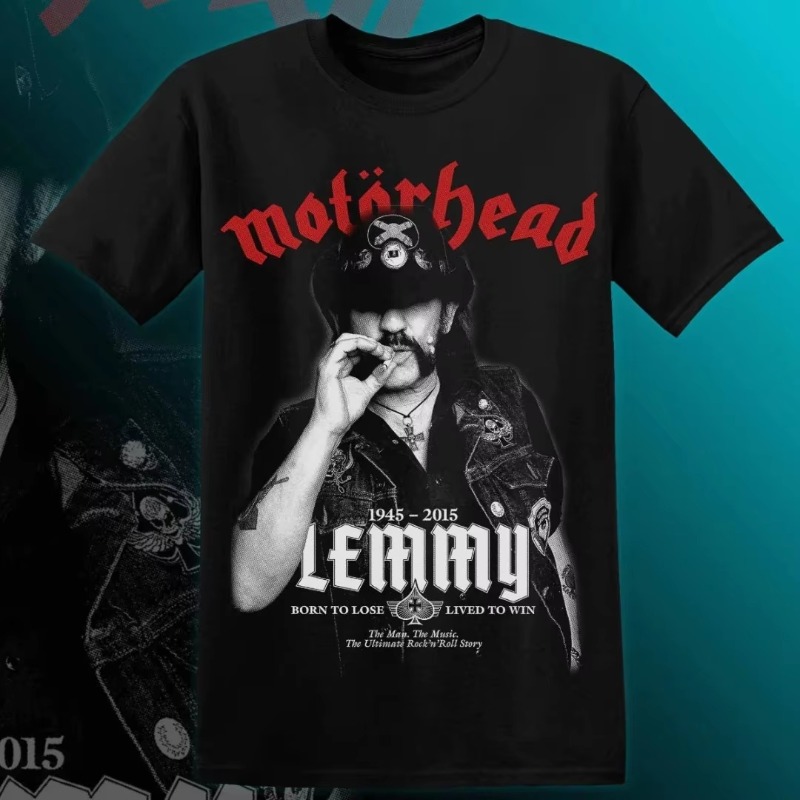 Streetwear Brand Clothing - MOTÖRHEAD LEMMY T-Shirt Men Women Short