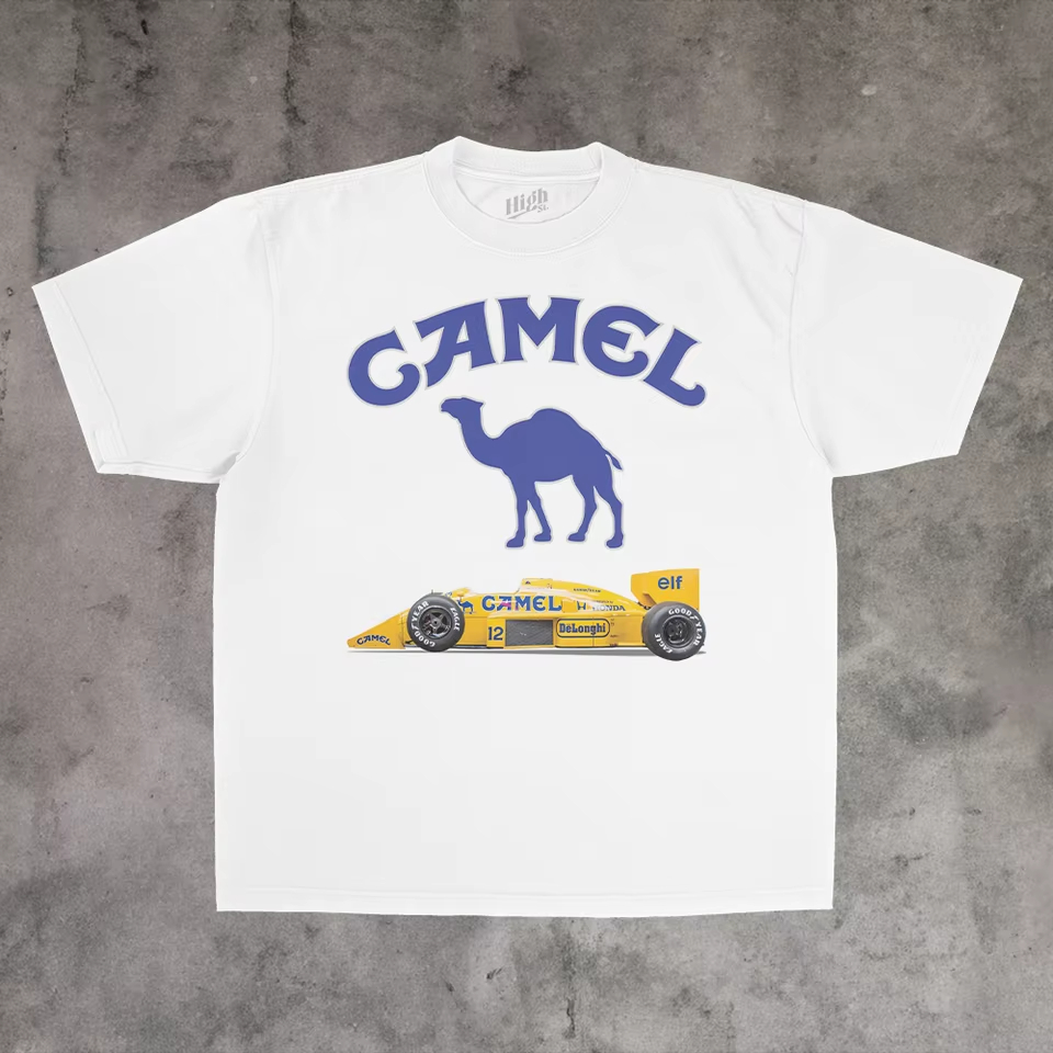 Vintage Racing Classic Camel T - Streetwear Brand Clothing 评论和价格