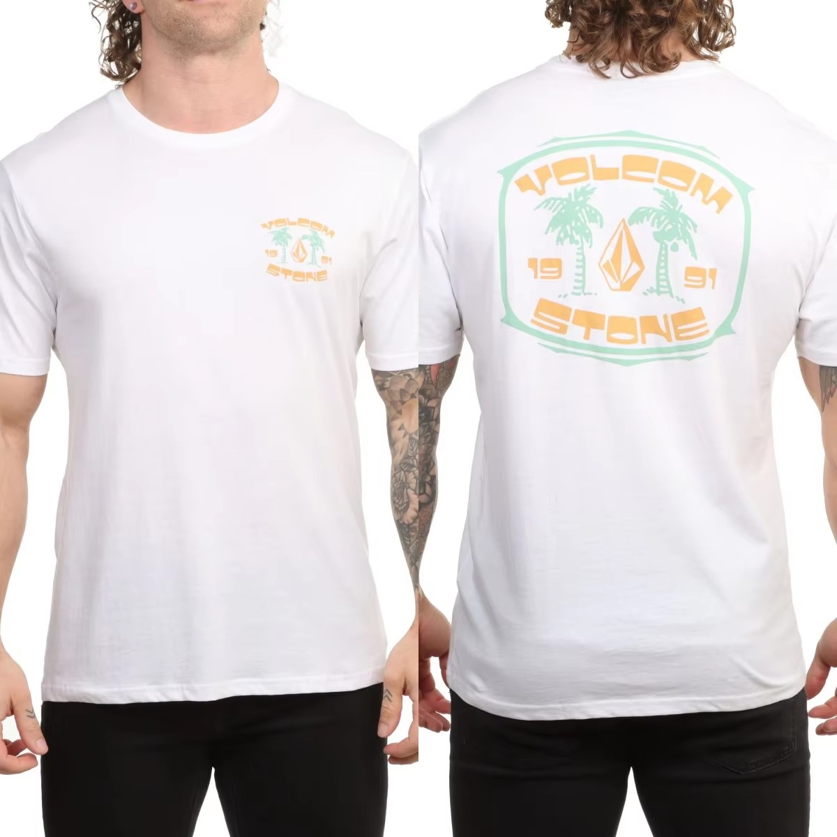 Angle Iron Palm Volcom Skatebo - Streetwear Brand Tees 评论和价格
