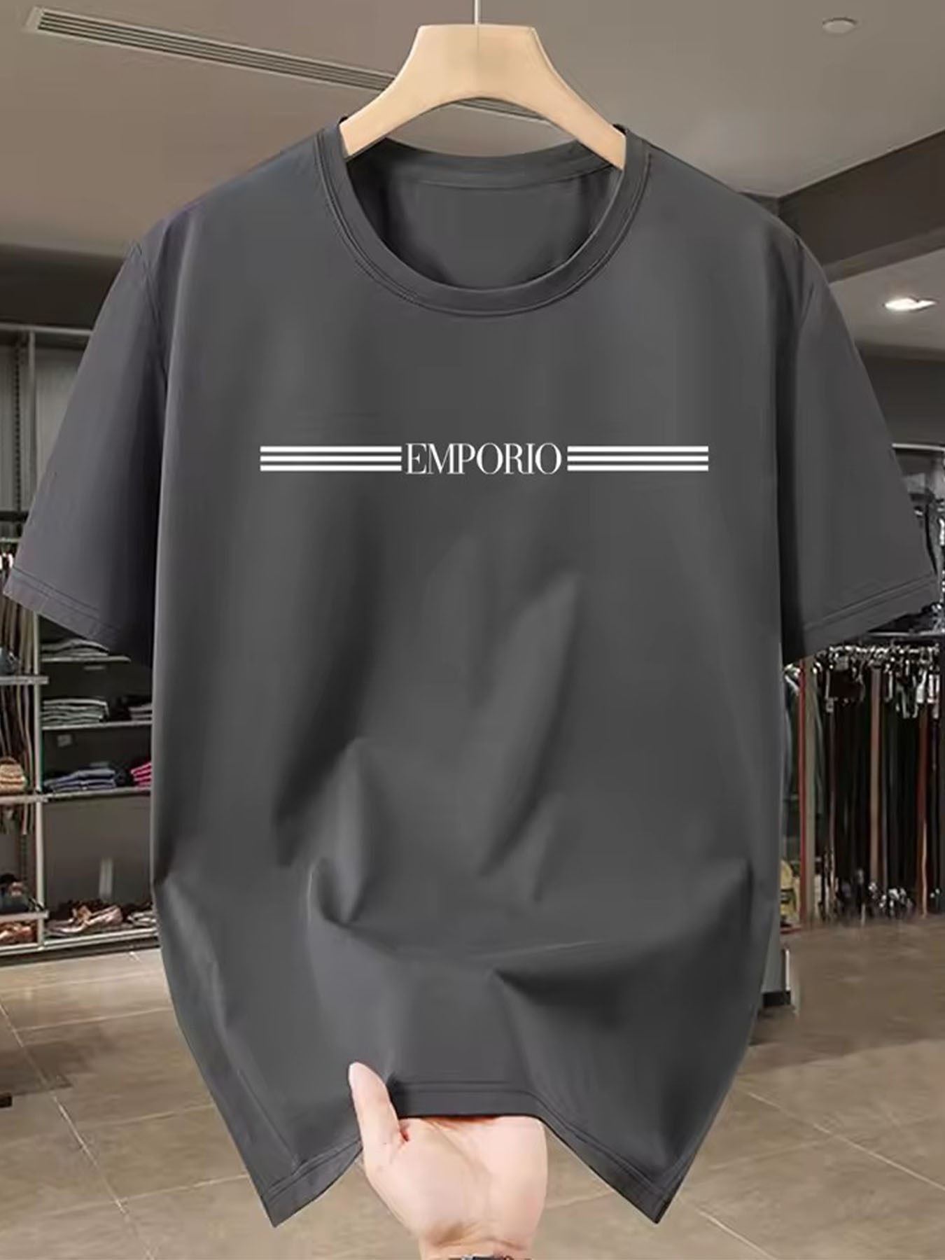 Men's Luxury Brand Letter Prin - Streetwear Brand Clothing 评论和价格